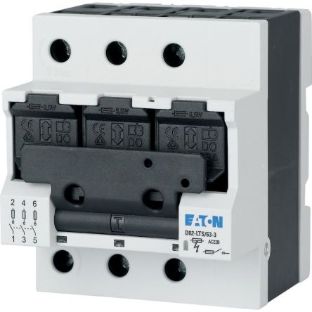 Eaton Switch Disconnector, 3 Pole, 63A Max Current [114320 D02-LTS/63-3]; 231-946
