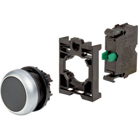 Eaton RMQ Titan Series Push Button, Spring Return, 50mm Cutout, Black LED, IP67 [110933 M22-D-S-K10-BVP]; 232-069