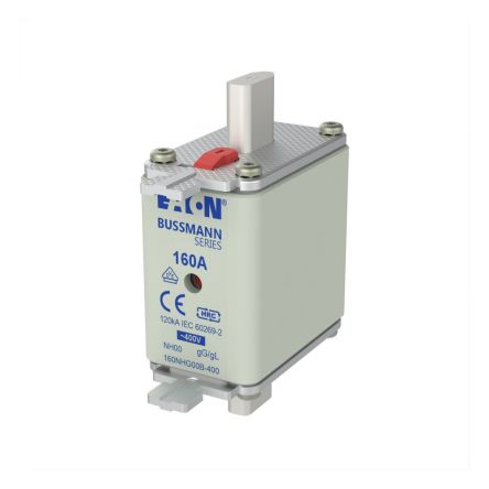 Eaton 160A NH Fuse, 58 x 30 x 79mm, 400V ac [160NHG00B-400]; 240-193