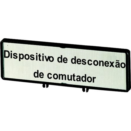 Eaton Label for Use with P3, T5, T5B [186890 ZFSNT72-P3]; 240-802