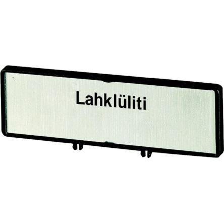 Eaton Label for Use with P3, T5, T5B [186910 ZFSNT82-P3]; 240-826