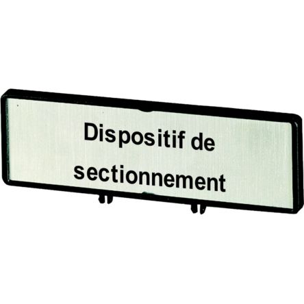 Eaton Label for Use with P3, T5, T5B [186930 ZFSNT63-P3]; 240-832
