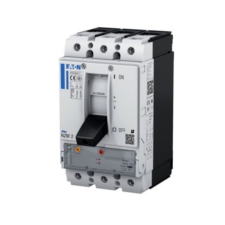 Eaton, Eaton Moeller NZM MCCB Molded Case Circuit Breaker 3P 100A, Breaking Capacity 5 kA, Fixed Mount [192030 NZMS2-AX100]; 240-963