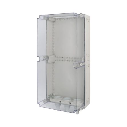 Eaton Eaton xEnergy Series Light Grey Plastic General Purpose Enclosure, IP65, IK10, Transparent Lid, 750x375x275mm [010450 KST48-250]; 241-088