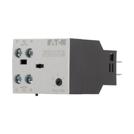 Eaton DILM Series Timer Relay, 24V ac/dc, 2-Contact, 1-30s, DPST [101446 DILM32-XTEY20(RA24)]; 241-193