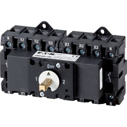 Eaton Fuse Switch Disconnector, 4 Pole, 63A Max Current, 63A Fuse Current [1319915 QM63/3N]; 241-392