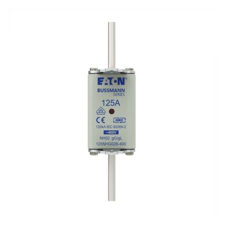Eaton 125A NH Fuse, 63 x 40 x 150mm, 400V ac [125NHG02B-400]; 241-509