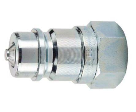 Parker Steel Female Hydraulic Quick Connect Coupling, BSP 3/8 Female [6605-6-6]; 241-559
