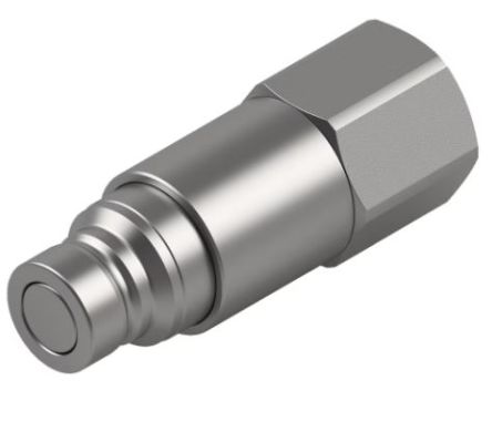 Parker Steel Female Hydraulic Quick Connect Coupling, G 1/2 Female [FEC-502-8FB]; 241-584