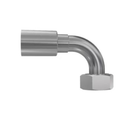 Parker Hydraulic Swivel 1/4 in Hose to M16 x 1.5 Female, 1CF48-10-4 [1CF48-10-4]; 241-663