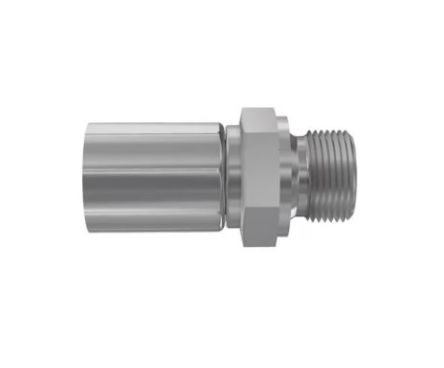Parker Crimped Hose Fitting 5/8 in Hose to BSPP 1/2-14 Male, 1D948-8-10 [1D948-8-10]; 241-678