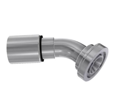 Parker Crimped Hose Fitting 1-1/4 in Hose to 1 1/4 in Flange, 16F48-20-20 [16F48-20-20]; 241-785
