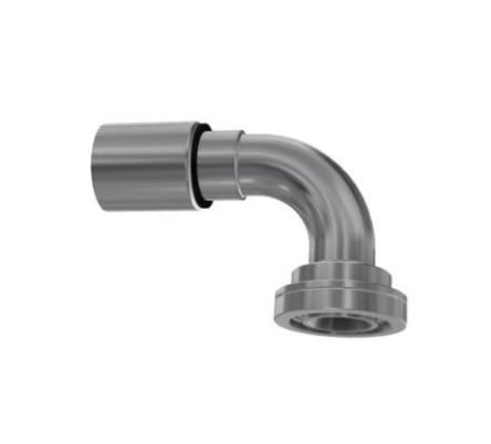 Parker Crimped Hose Fitting 3/4 in Hose to 3/4 in Flange, 16N48-12-12 [16N48-12-12]; 241-786