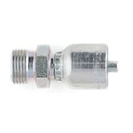 Parker Crimped Hose Fitting Hose to Male Metric, 1D277-30-16 [1D277-30-16]; 242-154
