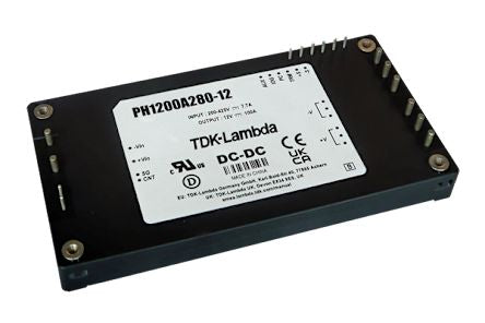 TDK-Lambda Switching Power Supply, PH1200A280-36, 36V dc, 33.4A, 1.202kW, 1 Output, 200 → 425V dc Input Voltage [PH1200A280-36]; 242-723
