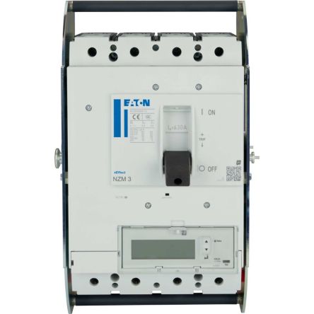 Eaton, Eaton Moeller NZM MCCB Molded Case Circuit Breaker 4P 630A, Breaking Capacity 9 kA, Withdrawable [192312 NZMH3-4-PX630/VAR-AVE]; 242-927
