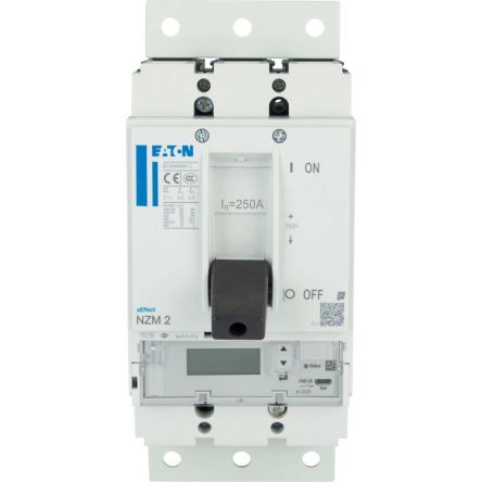 Eaton, Eaton Moeller NZM MCCB Molded Case Circuit Breaker 3P 250A, Breaking Capacity 5 kA, Plug In [192180 NZMH2-PX250-SVE]; 243-062