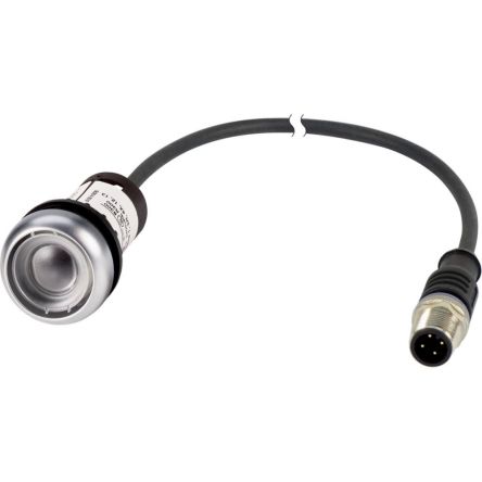 Eaton C22 Series Push Button Switch, Maintained, Cable Mount, 22.5mm Cutout, 1 N/C, IP67, IP69K [185687 C22-DR-X-K01-P1]; 243-155