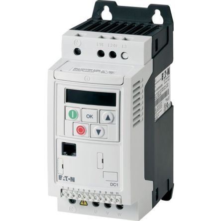 Eaton Inverter Drive, 1.5, 3 Phase, 400 V ac, 4.1 A, DC1 Series [185724 DC1-344D1NN-A20CE1]; 243-157