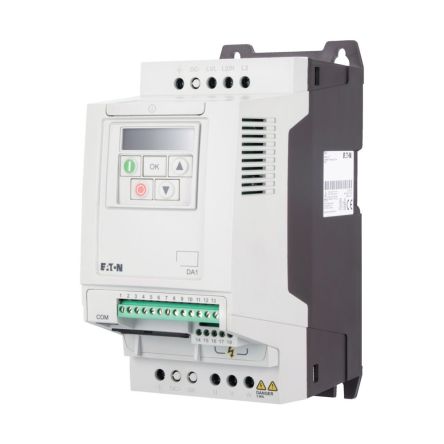 Eaton Inverter Drive, 4 kW, 3 Phase, 480 V, 14.5 A, Eaton DA1 Series [169054 DA1-349D5FB-A20C]; 243-269