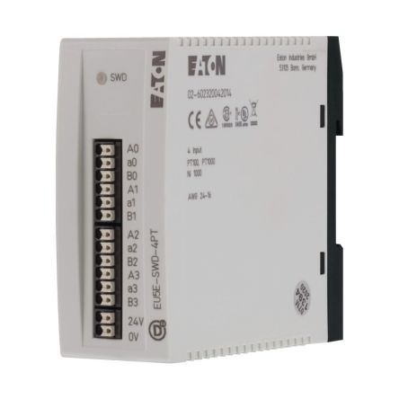 Eaton EU5E Series I/O module for Use with PLC, 24 V dc [144064 EU5E-SWD-4PT]; 243-287