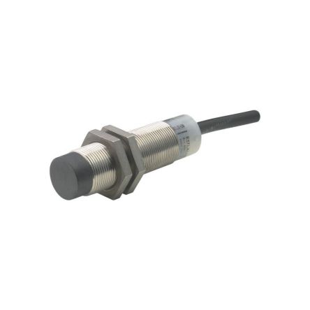 Eaton Inductive Threaded Barrel Proximity Sensor, M18, NPN NO, 48 V [135945 E57-18LE12-C]; 243-417