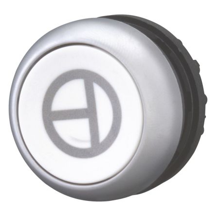 Eaton M22S Series Push Button Switch, Momentary, Spring Return, Panel Mount, 22mm Cutout, IP67 [101673 M22-D-W-X11]; 243-520