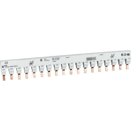 Eaton Eaton Distribution Parts 3 Phase Busbar, 690V [104900 Z-SV/UL-16/3P-3TE/18]; 243-592