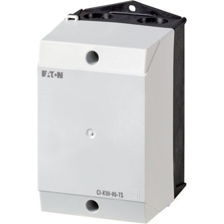 Eaton Series Black, Light Grey Plastic General Purpose Enclosure, IP65, IK04, Light Grey Lid, 137 x 95 x 80mm [105853 CI-K1H-95-TS]; 243-603
