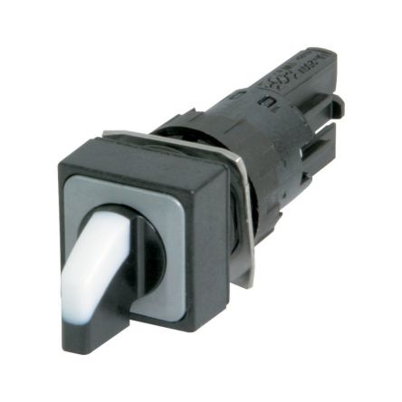 Eaton RMQ16 Series 3 Position Selector Switch Head, 16mm Cutout, Black, White Handle [072308 Q18WK3]; 243-677