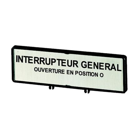 Eaton Label for Use with P3, T5, T5B [047423 ZFS63-P3]; 243-899