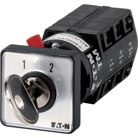 Eaton, 3P 3 Position 60° Changeover Cam Switch, 500V (Volts), 10A, Key Actuator [030452 TM-3-8222/EZ/S-J]; 243-937