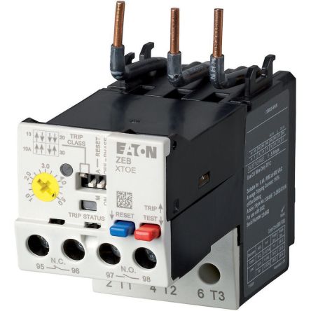 Eaton ZEB Overload Relay 1NC, 1NO, 9 → 45 A F.L.C, 45 A Contact Rating, 690 V, SP, Eaton Moeller ZEB [136503 ZEB65-45-GF]; 244-053