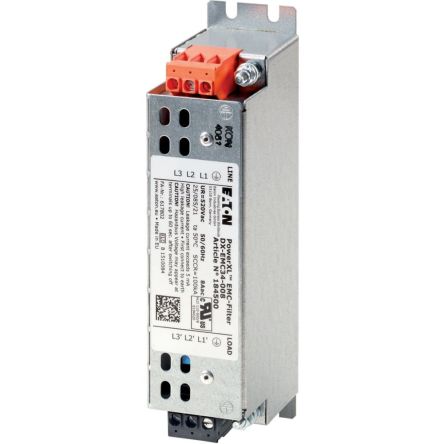 Eaton, DX 16A 520 V EMC Filter, Screw 3 Phase [184507 DX-EMC34-016-L]; 244-330