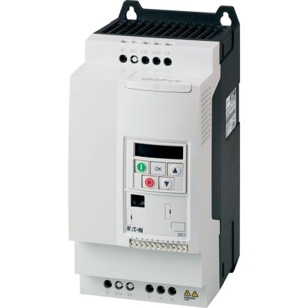Eaton Inverter Drive, 7.5, 3 Phase, 400 V ac, 18 A, DC1 Series [185739 DC1-34018NB-A20CE1]; 244-397