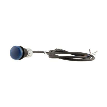 Eaton, Panel Mount Blue LED Indicator, 22.5mm Cutout, Round [185139 C22-L-B-24-P62]; 244-532