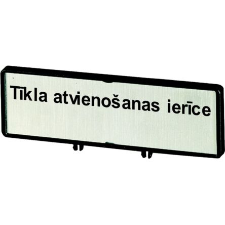 Eaton Label for Use with P1, T0, T3 [186911 ZFSNT83-T0]; 244-587