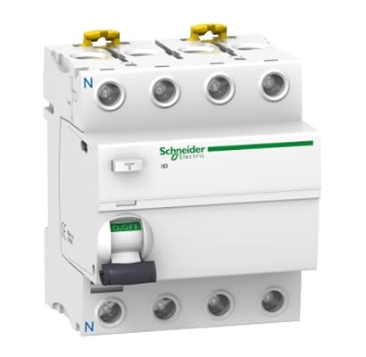 Schneider Electric A9R RCCB, 100A, 4 Pole, 415V [A9R25491]; 244-908