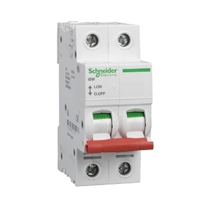 Schneider Electric Fuse Switch Disconnector, 2 Pole, 125A Max Current [SE125SW2]; 244-934