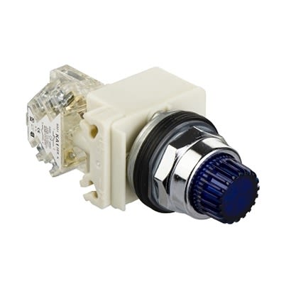 Schneider Electric Harmony Series Illuminated Push Button Switch, Push to Make, 30mm Cutout, 1CO, 600V, IP66 [9001K2L35LH13]; 245-018
