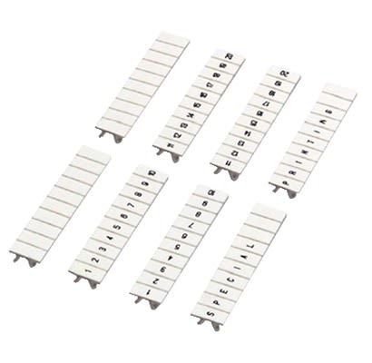 Schneider Electric, NSYTRAB Clip In Marking Strip for use with  for use with Terminal Blocks [NSYTRAB51100]; 245-062