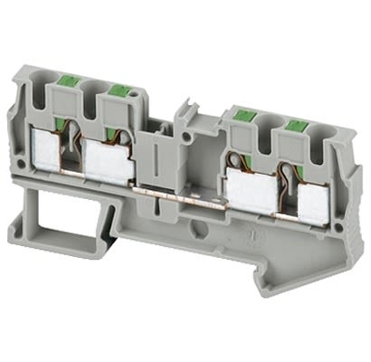 Schneider Electric Linergy TR Series Terminal Block, 4 mm² Wire, Push In Termination [NSYTRP44]; 245-065