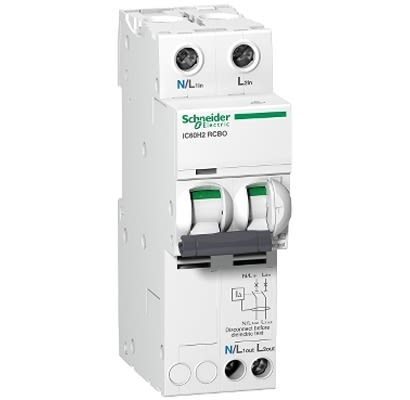 Schneider Electric RCBO, 16A Current Rating, 1P Poles, Type C, Acti9 Range [A9D19216]; 245-087