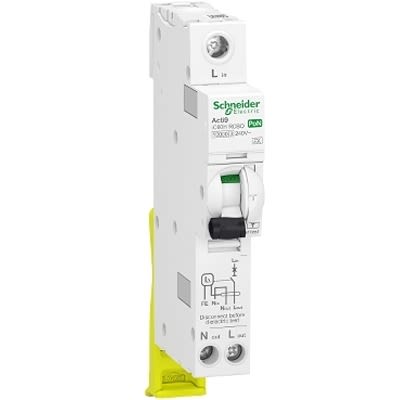 Schneider Electric RCBO, 20A Current Rating, 1P Poles, Type B, Acti9 Range [A9D56820]; 245-089