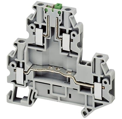 Schneider Electric Linergy TR Series Terminal Block, 4 mm² Wire, Screw Termination [NSYTRV42SCD]; 245-126