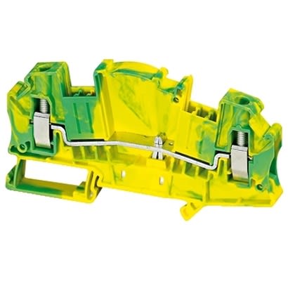 Schneider Electric NSYTRV Series Terminal Block, 6 mm² Wire, Screw Termination [NSYTRV62TTPE]; 245-128