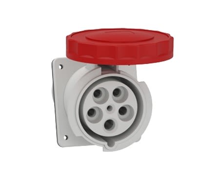 Schneider Electric Side Entry IP67 Industrial Interlock Socket 3P + N + E, 125A, 415 V [81295]; 245-135