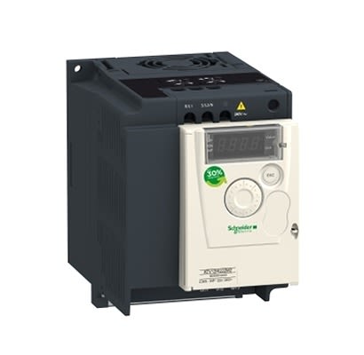 Schneider Electric Inverter Drive, 1.5 kW, 1 Phase, 240 V, 7.5 A, Altivar Series [ATV12HU15M2TQ]; 245-158