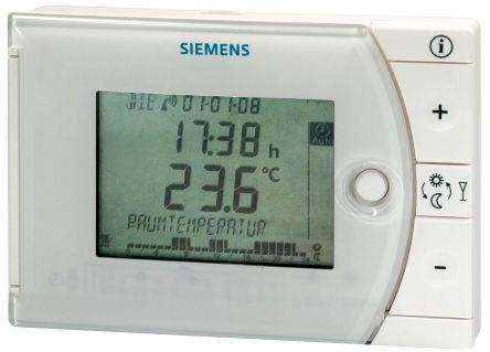 Siemens REV34 Wall Mounting On/Off Temperature Controller, 94 x 134.5 x 30mm, 250 V Supply Voltage Temperature Control [REV34-XA / BPZ:REV34-XA]; 245-181