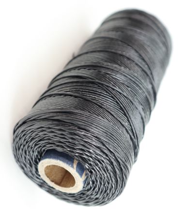 RS PRO Lacing Cord Black Nylon Core, PVC Coated 1 mm x 500m [0]; 245-805
